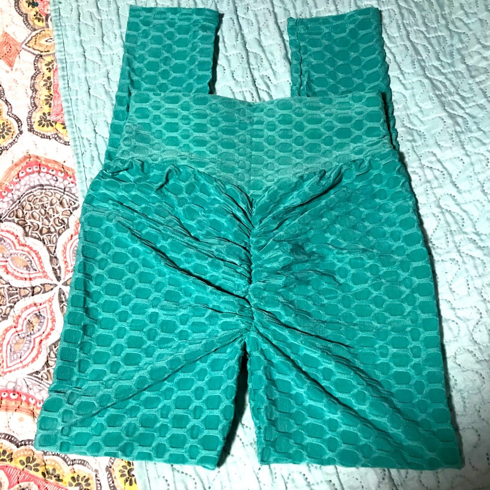 Tiktok teal leggings